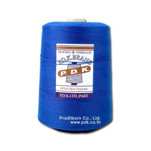 ด้ายเย็บกระสอบ 20/1x6 สีน้ำเงิน หลอดใหญ่ 6 หลอด/6 kg