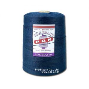 ด้ายเย็บกระสอบ 20/1x6 สีน้ำเงินเข้ม หลอดใหญ่ 6 หลอด/6 kg