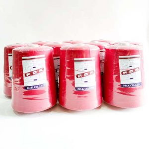 ด้ายเย็บกระสอบ 20/1x6 สีแดง หลอดใหญ่ 12 หลอด/12 kg